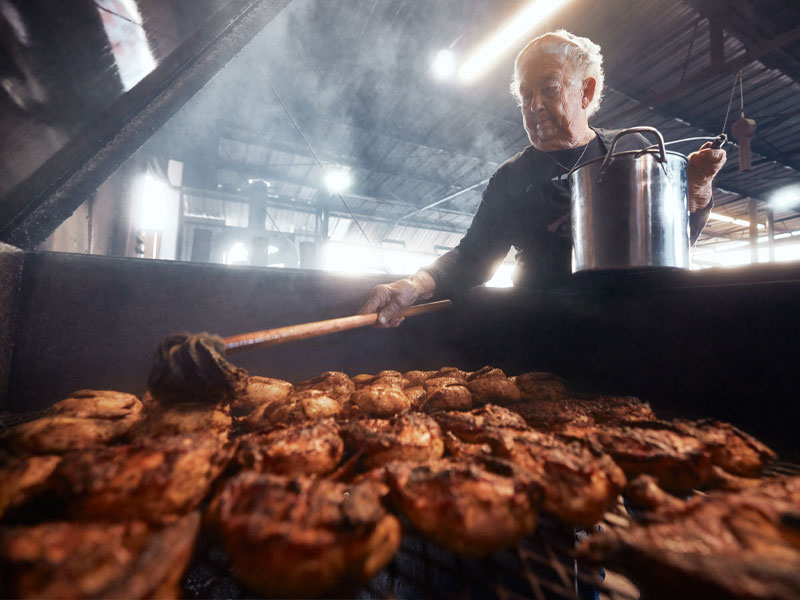 Ms. Tootsie, PitMaster at Snow's BBQ in Texas